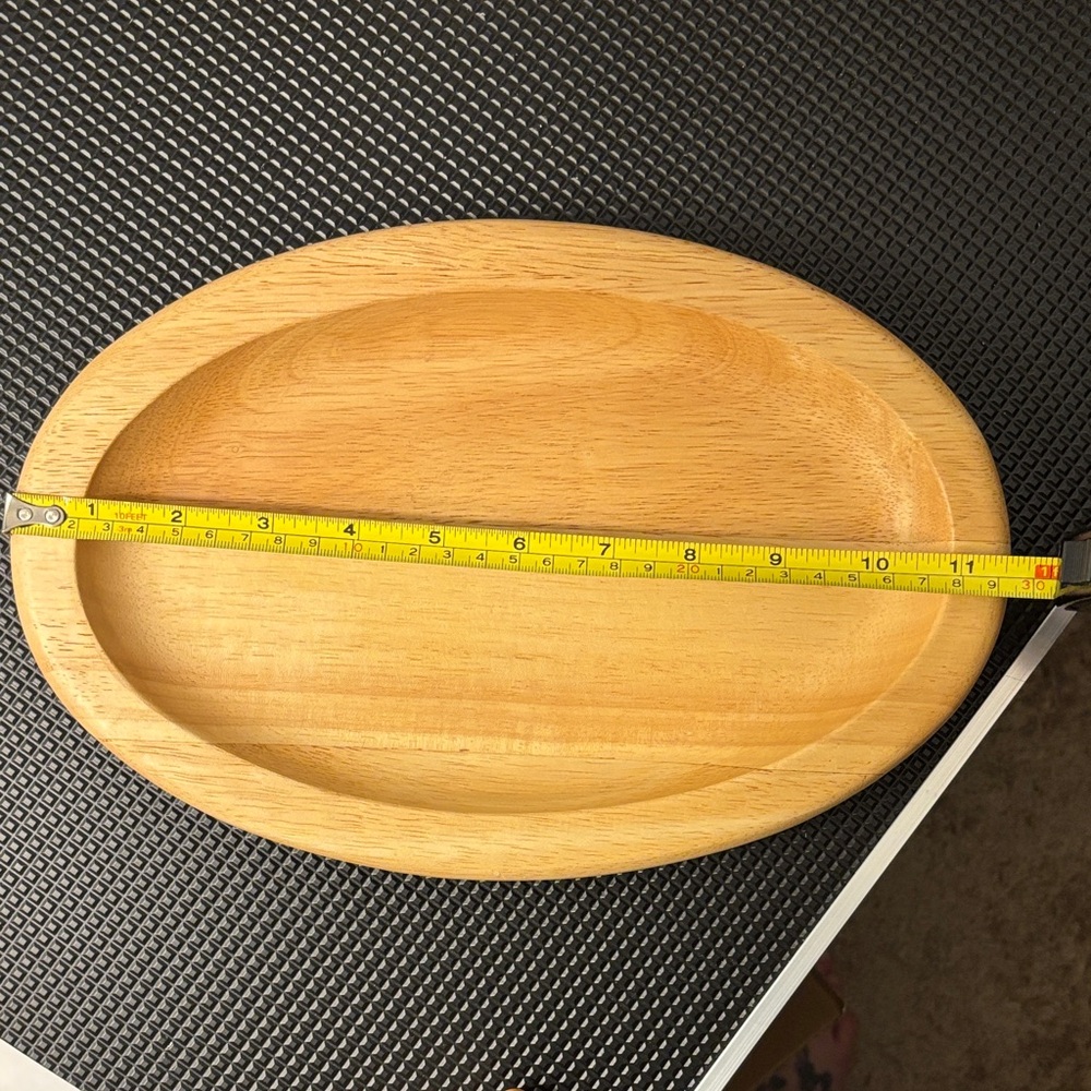 Studio Nova Natural Wood Oval Platter